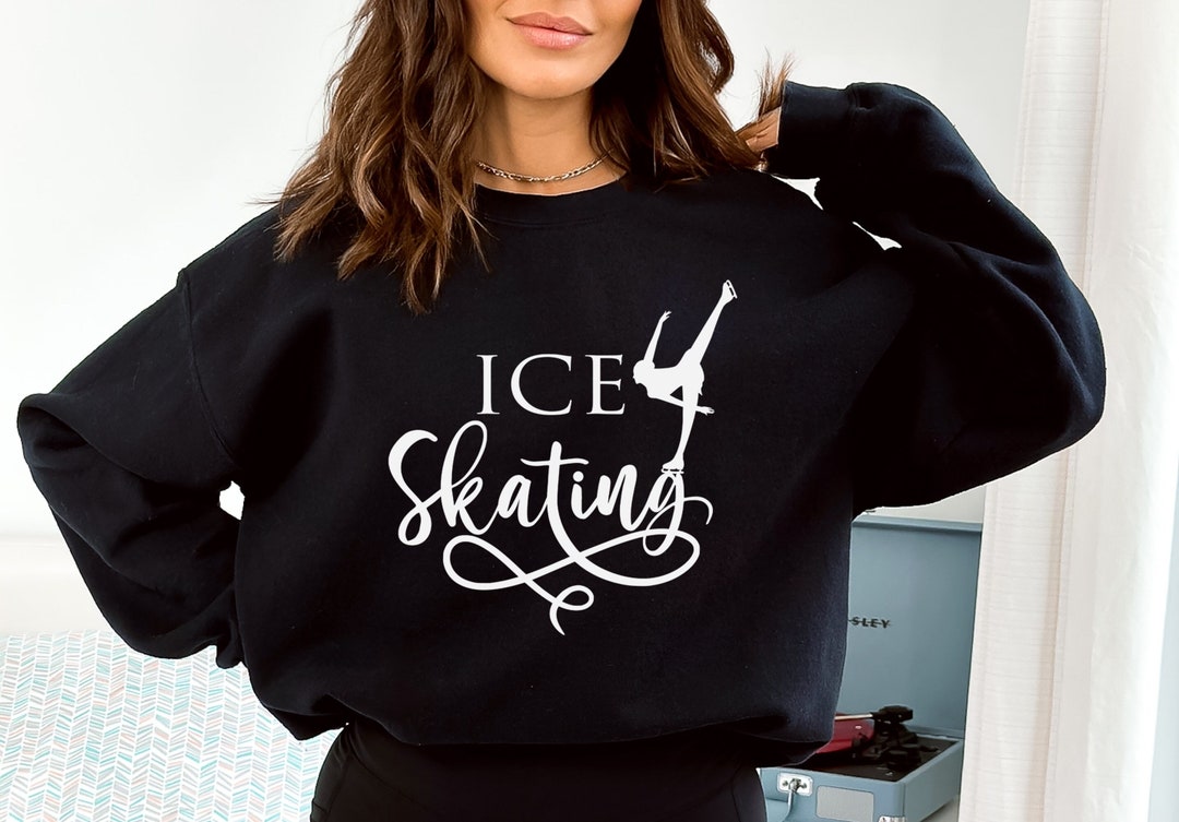 Ice Skating Sweatshirt, Gift for Ice Skater, Figure Skating Sweatshirt