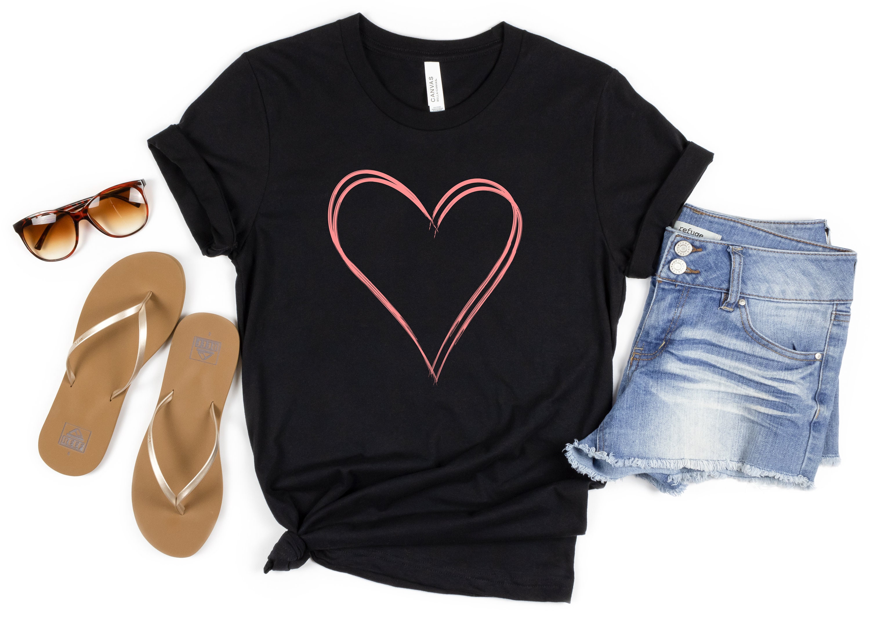 Heart Shirt Heart T Shirt Heart Tee Love Shirt Valentines Etsy