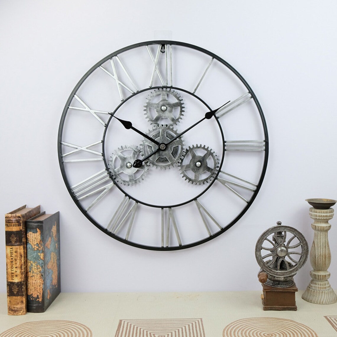 Wall clockModern Clocks for WallMinimalist Large Wall Clock Etsy
