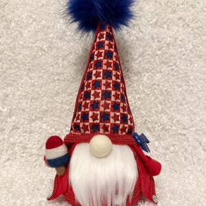 Patriotic Gnome for Fourth of July, Memorial Day Celebrations
