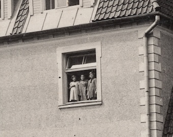 Interesante foto de grupo, años 20, Foto de época, RPPC