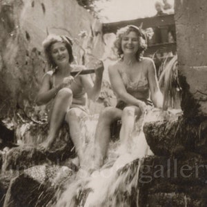 Hot summer days, Vintage photo, RPPC