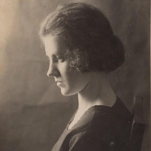 Portrait of a lady, Art photography, 1920s, Antique photo, RPPC