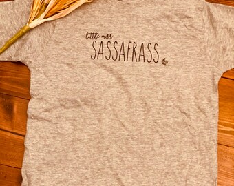 Little Miss Sassafrass Toddler Tshirts