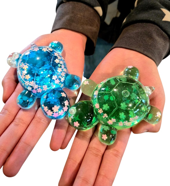 Turtle Liquid Motion | Desk Toy, Fidget, Turtle, Snow Globe, Liquid filled, Gift, Cute Things