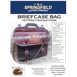 Motif, sac porte-documents en cuir