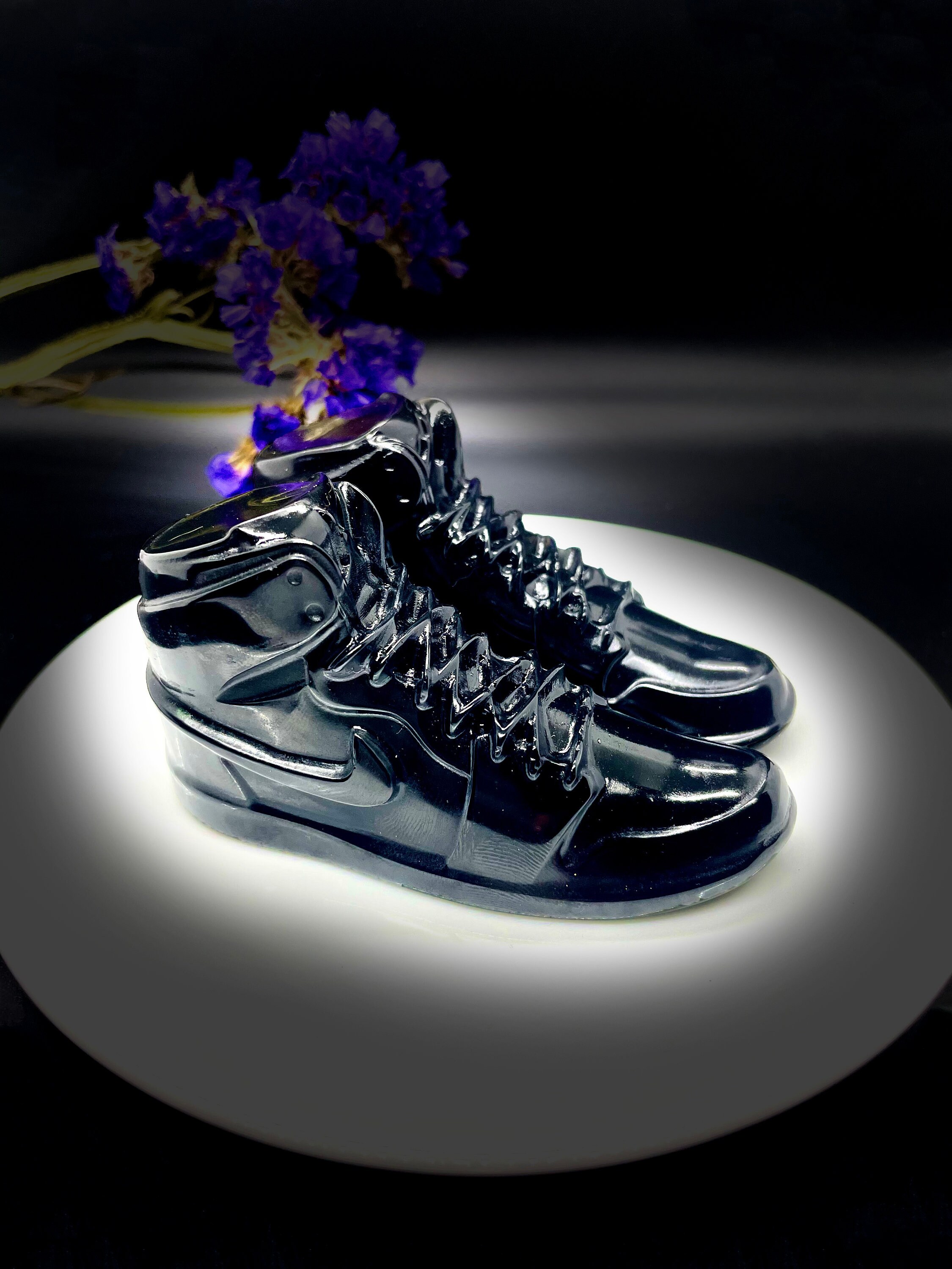obsidian jordans patent leather