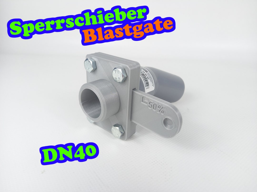 Blastgate DN40 Air Slide Gate Gate Extraction System Etsy