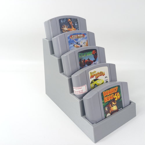 N64 Cartridge Display Tower Etsy