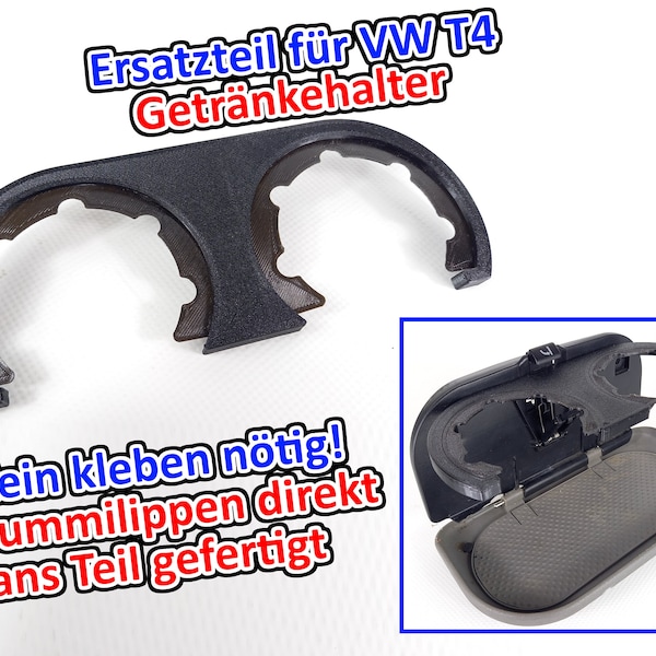 Porte-gobelet pour VW T4 Bulli Transporter & Passat 35i pièce détachée / lunettes de remplacement Volkswagen