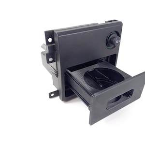 Rapid Factory additional cup holder suitable for VW T4 Bulli - from 03/96 - instead of ashtray