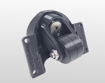 Rapid Factory Drehbares Hinterrad kompatibel mit und passend für Husqvarna Gardena Flymo MCCulloch Rasenmäher Roboter Adapter
