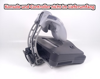 Szybki uchwyt kontrolera fabrycznego odpowiedni do konsoli Nintendo 64 N64, stojaka na konsolę i wyświetlacza