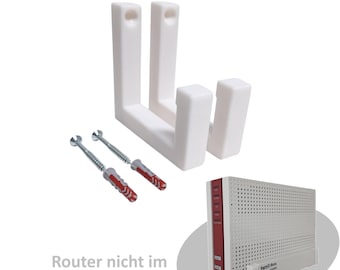 Uchwyt ścienny pasujący do kabli AVM FritzBox 6590 6591 6690 firmy Rapid Factory