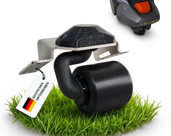 Szybkie, obrotowe tylne koło fabryczne, kompatybilne z kosiarkami automatycznymi Husqvarna Gardena Flymo McCulloch, adapter ze stali nierdzewnej