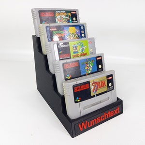 Rapid Factory スタンド、スーパーファミコンゲームに適しています SNES ホルダースタンド、プレゼンテーションスタンド、ディスプレイカートリッジホルダーカートリッジ