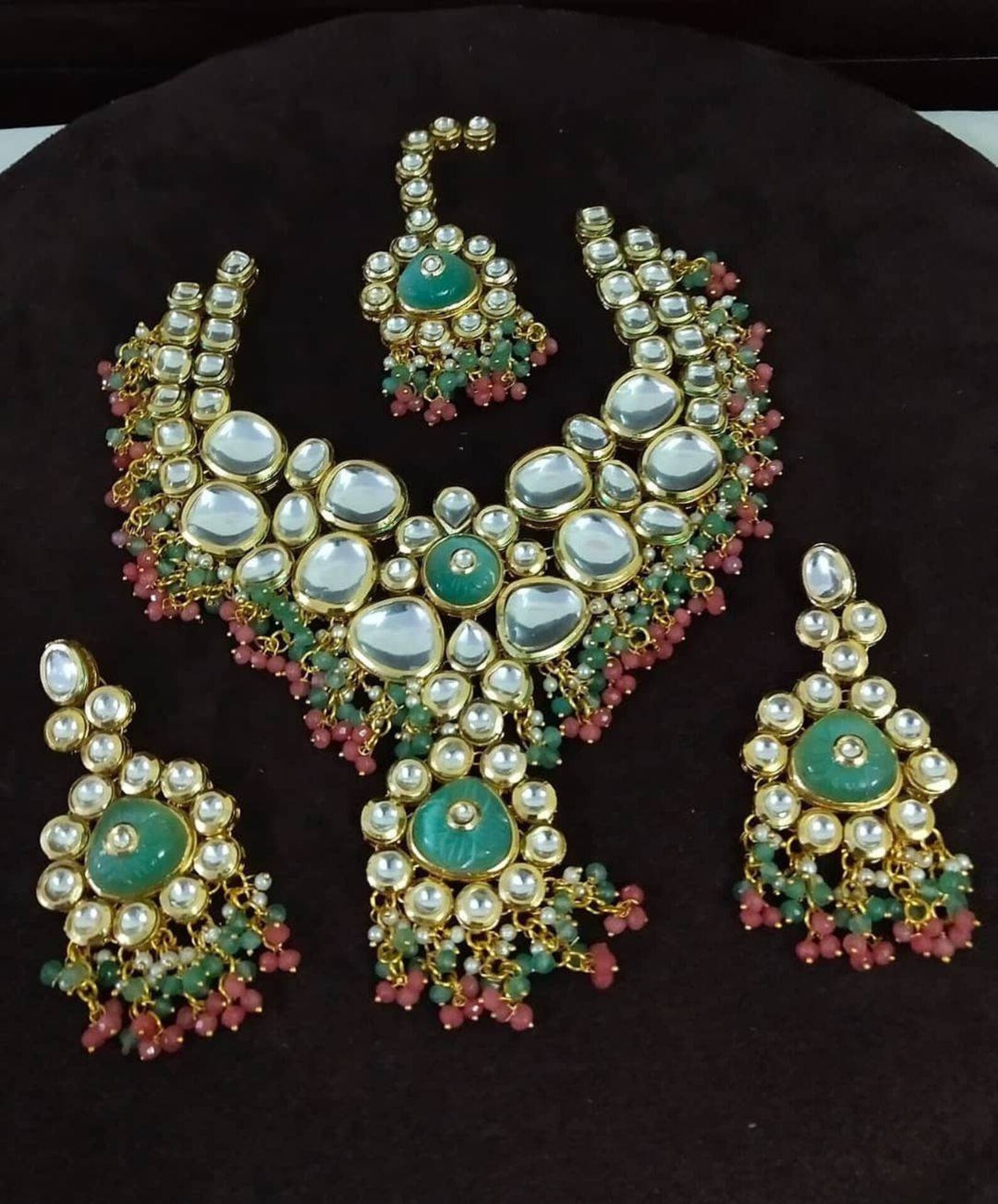 Pre Order Kundan Choker Set/indian Kundan Choker Etsy