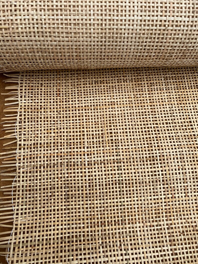 18 Wide Natural Radio Weave Cane bing Roll Light Etsy