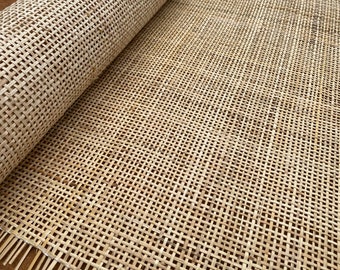 24" Wide, Natural Radio Weave, Cane Webbing Roll, Buy More Save More.