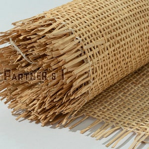 27.5" Wide, NATURAL Radio Weave Rattan Cane Webbing, Buy More Save More.