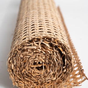 WIDTH 36&quot;, Hexagon Rattan Webbing for Caning Chair, DIY Project Interior, By more save more.