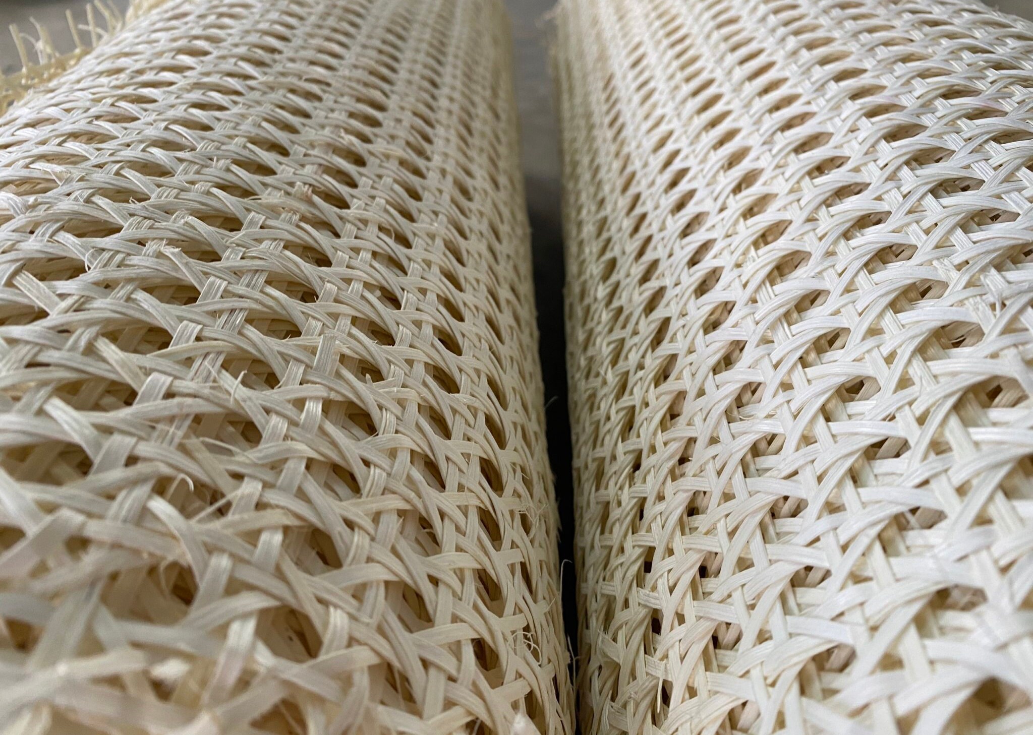 19 Wide Bleached Hexagon Weave Rattan Cane bing Etsy