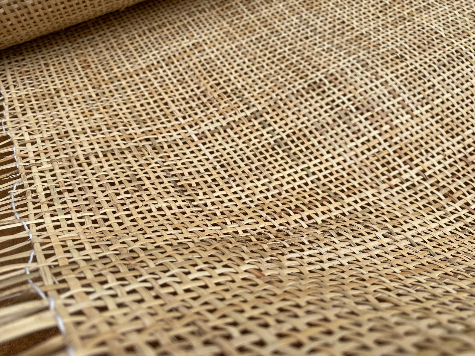 24 Wide Natural Radio Weave Cane bing Roll Full Etsy