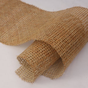 45cm (18&quot;) Width, Real Vietnamese Natural Hexagon Rattan Cane Webbing Roll for Home Decor and Up Cycling Rattan Furniture.