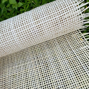 36" Wide, BLEACHED Radio Weave, Cane Webbing Roll, Length in Variation, Buy More Save More.