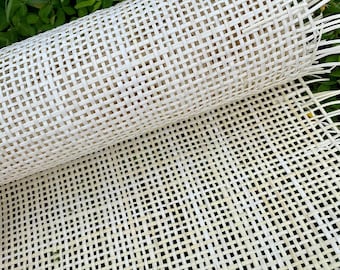36" Wide, BLEACHED Radio Weave, Cane Webbing Roll, Length in Variation, Buy More Save More.