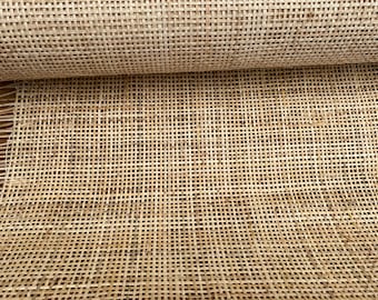 90cm Wide, NATURAL Radio Weave Rattan Cane Webbing, Sell By The Running 0.5m.