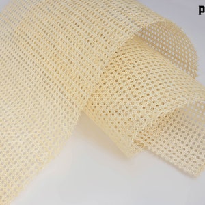 45cm/50cm/60cm/70cm/90cm Wide, Real Vietnamese WHITE Hexagon Rattan Cane Webbing Roll for Home Decor, Up Cycling Rattan Furniture.