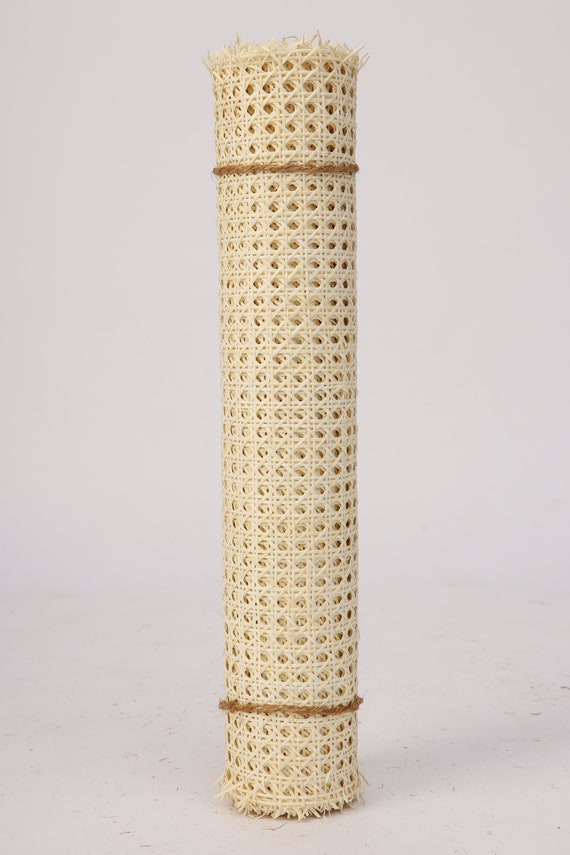 1M Plastic Hexagon Cane Webbing Rattan Webbing Roll Brown Caning Material  USA