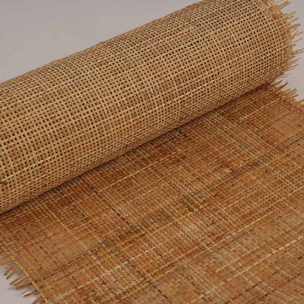 WIDTH 50cm(19")/60cm(24")/70cm(27.5")/90cm(36"), Natural Radio Weave, Rattan Cane Webbing for DIY Rattan Furniture , Length in Running 0.5m