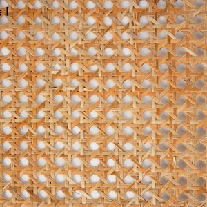 18&quot; Wide, NATURAL Hexagon Weave Rattan Cane Webbing, Caning Chair, Making Rattan chair, Rattan cabinets , Buy More Save More.