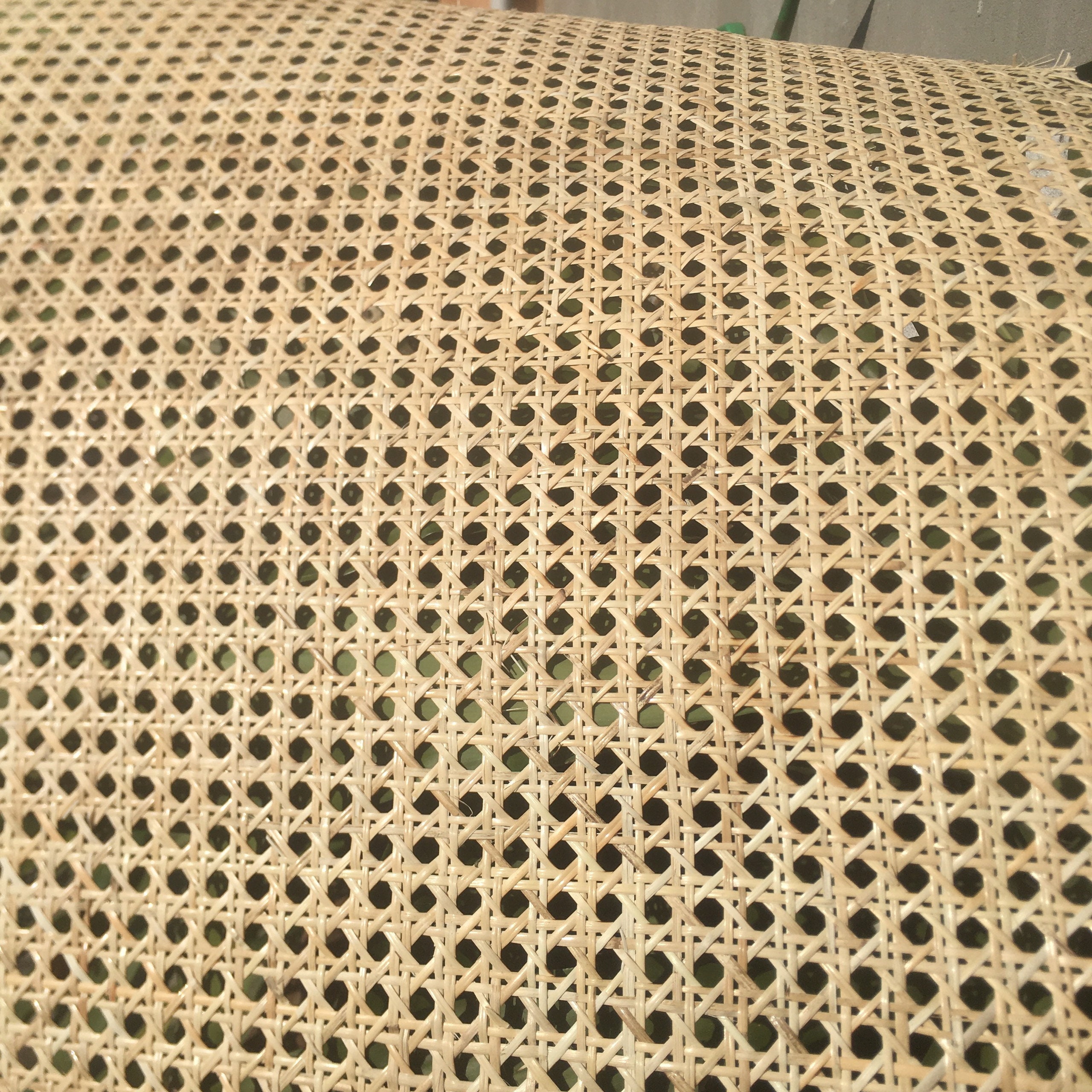 24 Width Rattan Cane Webbing Rattan Cane Webbing Roll 15 Feet Hexagon  Weave Mesh 1/2 Inch Pre-Woven Cane Net Open Weave Wicker Cane Webbing  Rattan