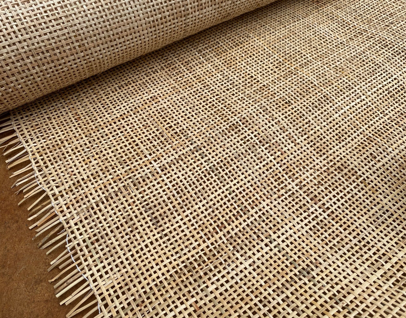 24 Wide Natural Radio Weave Cane bing Roll Full Etsy