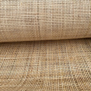 36" Wide, NATURAL Radio Weave Rattan Cane Webbing, Buy More Save More.