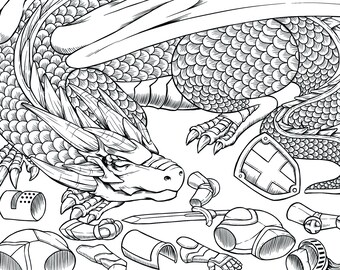 Download Blank Coloring Book Etsy