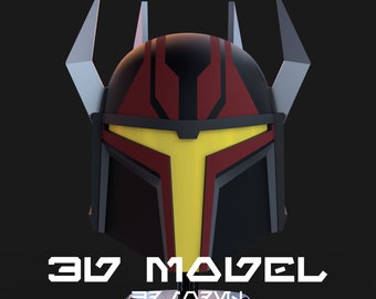 The Mauldalorian- Gar Saxon Mandalorian inspired Helmet