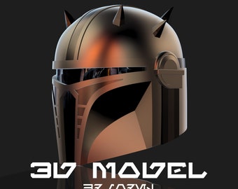 The Warrior - Mandalorian inspired Helmet
