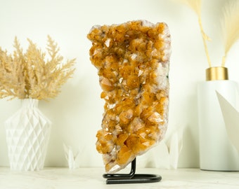 Gorgeous Citrine Crystal Cluster, Self Standing Deep Orange Citrine, Natural and Ethical - 3.0 Kg - 6.5 lb