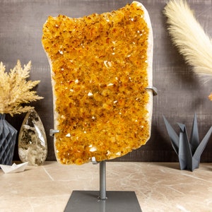 X Large Yellow Citrine Cluster Super Extra (AA) Quality, Deep Yellow, Large Druzy Citrine - Raw & Ethical - 6 Kg - 13 lb