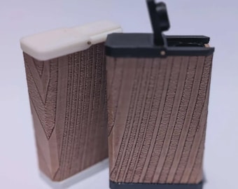 Simulated Oakwood Brass-Hinge Snuffbox Tapbox by Snus at Home