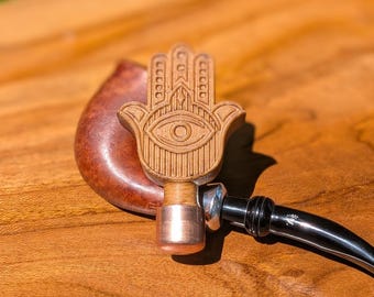 Pipe Tamper - Hamsa / Hand of Fatima / Khamsa Copper
