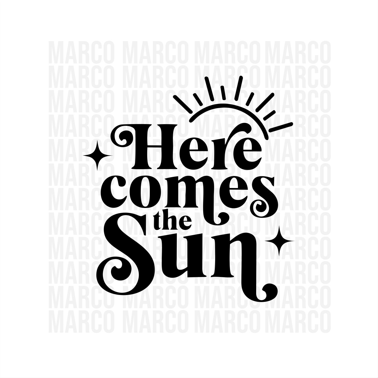 Here Comes the Sun Svg Summer Svg Beatles Svg Vacation SVG - Etsy UK