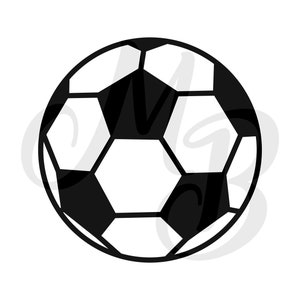 May include: Black and white soccer ball with a classic design.