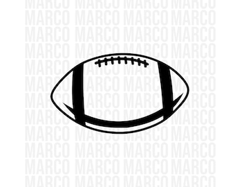 Football SVG, Football Outline PNG, Football Silhouette, Football Cut Dateien, American Football, Svg Dateien, Cricut Dateien, Sihouette Dateien