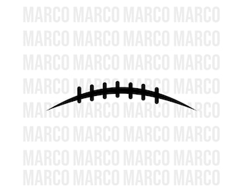 Fußball Schnürsenkel SVG, American Football SVG, Benutzerdefinierte SVG, Schnürsenkel SVG, Png, Dxf