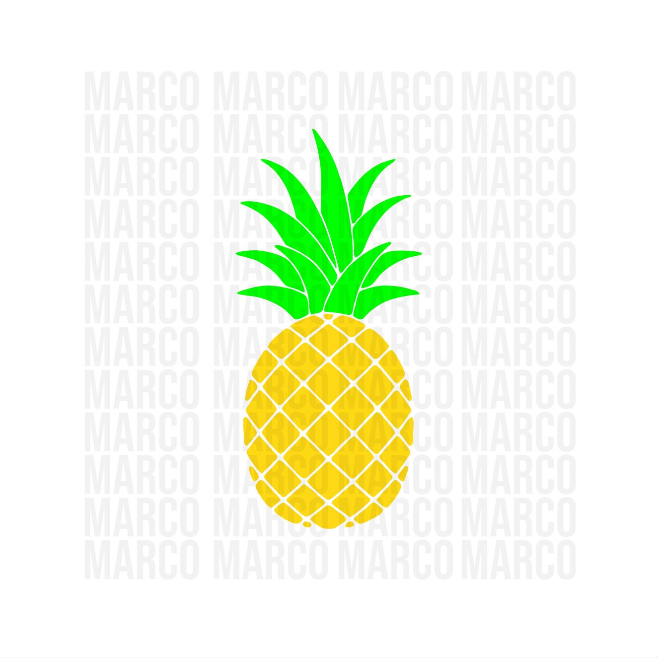 Pineapple Svg Pineapple For Sublimation Pineapple Clipart Etsy